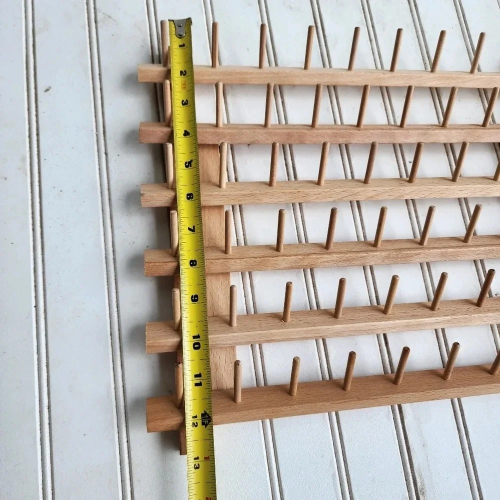 Dritz wooden 60 Spool Holder organizer